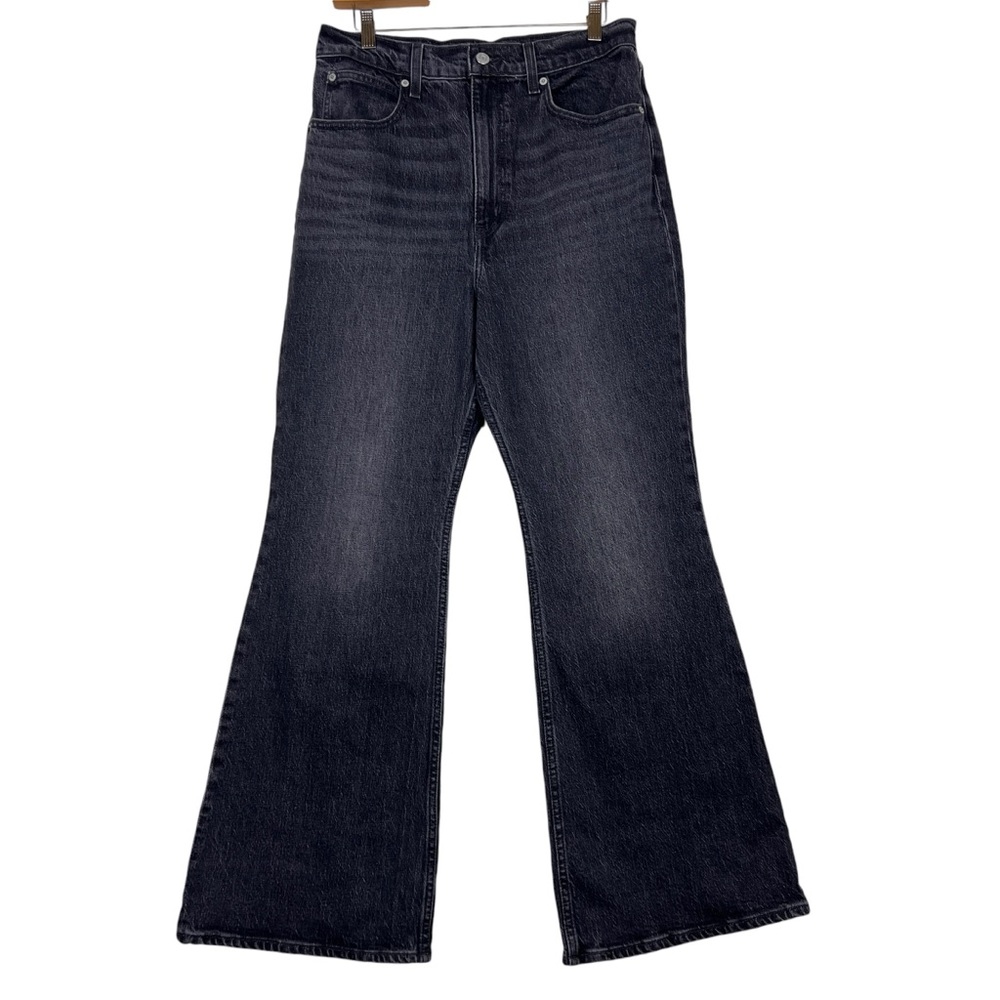 Free People Black Flare & Wide Leg Jeans - Picture 3 of 7